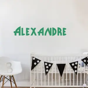 Ambiance-sticker Sticker Prénom Personnalisable cartoon vintageVendu parambiance-sticker