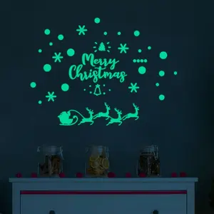 Ambiance-sticker Stickers phosphorescents citation merry christmasVendu parambiance-sticker