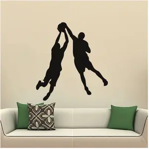 Ambiance-sticker Sticker Duel de joueurs basket pas cher