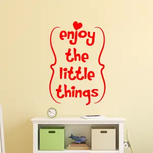 Ambiance-sticker Sticker citation Enjoy the little thingsVendu parambiance-sticker