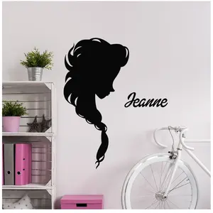 Ambiance-sticker Sticker prénom personnalisable La reine tresséeVendu parambiance-sticker