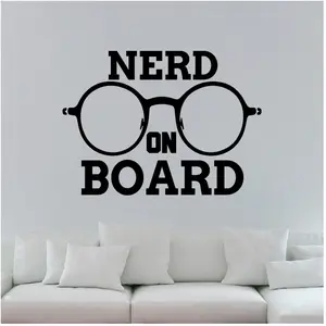 Sticker Nerd on boardVendu parambiance-sticker