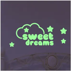 Ambiance-sticker Sticker phosphorescent doux rêves 1 pas cher