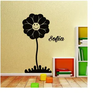 Ambiance-sticker Sticker prénom personnalisable Petite fleurVendu parambiance-sticker