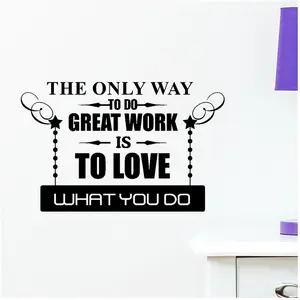Ambiance-sticker Sticker citation The only way to do great workVendu parambiance-sticker