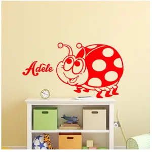 Ambiance-sticker Sticker prénom personnalisable CoccinelleVendu parambiance-sticker