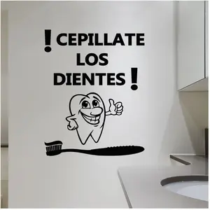 Ambiance-sticker Sticker citation ! Cepillate los dientes ! pas cher