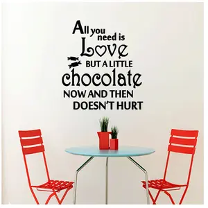 Ambiance-sticker Sticker cuisine A little chocolate now and then doesn't hurtVendu parambiance-sticker