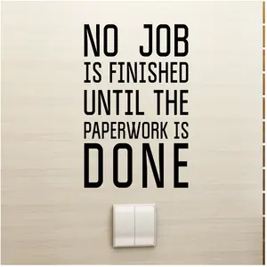 Ambiance-sticker Sticker citation No job is finishedVendu parambiance-sticker