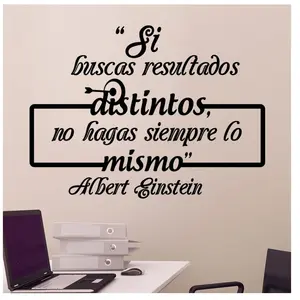 Ambiance-sticker Sticker "Si buscas resultados distintos" (Albert Einstein)Vendu parambiance-sticker