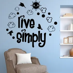 Ambiance-sticker Sticker citation Live simplyVendu parambiance-sticker