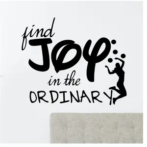 Ambiance-sticker Sticker citation Find joy in the ordinaryVendu parambiance-sticker