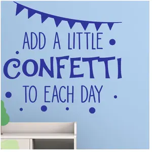Ambiance-sticker Sticker citation Add a little confettiVendu parambiance-sticker