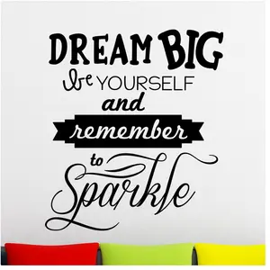 Ambiance-sticker Sticker Dream big, be yourselfVendu parambiance-sticker