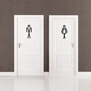 Ambiance-sticker Sticker porte toilettes homme et femmeVendu parambiance-sticker
