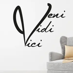 Ambiance-sticker Sticker Citation Veni vidi vici pas cher