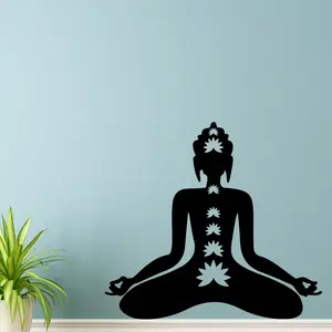 Ambiance-sticker Sticker yoga emblème Bouddhiste pas cher
