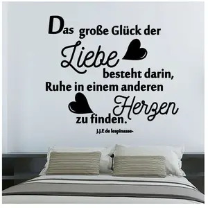 Ambiance-sticker Sticker citation Das grobe glück - J.J.E de lespinasseVendu parambiance-sticker