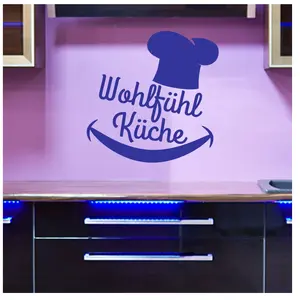 Ambiance-sticker Sticker citation cuisine Wohlfühl kücheVendu parambiance-sticker