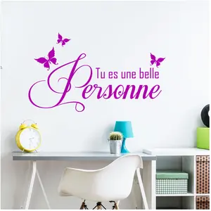 Ambiance-sticker Sticker citation tu es une belle personneVendu parambiance-sticker