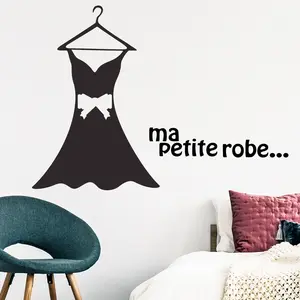 Ambiance-sticker Sticker dressing citation ma petite robeVendu parambiance-sticker