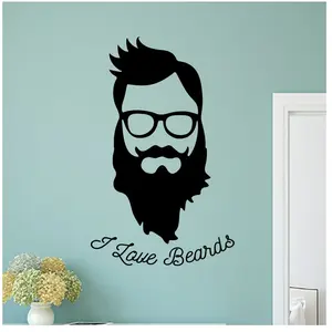 Ambiance-sticker Sticker citation i love beardsVendu parambiance-sticker
