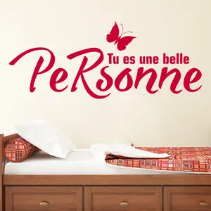 Ambiance-sticker Sticker citation Tu es une belle personneVendu parambiance-sticker