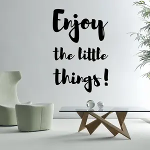 Ambiance-sticker Sticker citation Enjoy the little things designVendu parambiance-sticker