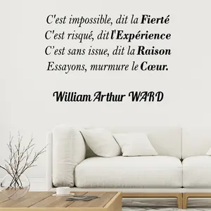 Ambiance-sticker Sticker citation mumure le coeur - William Arthur WardVendu parambiance-sticker