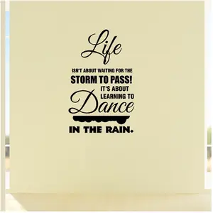 Ambiance-sticker Sticker It's about learning to dance in the rainVendu parambiance-sticker