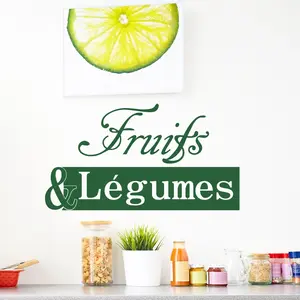 Ambiance-sticker Sticker citation cuisine fruits & légumesVendu parambiance-sticker