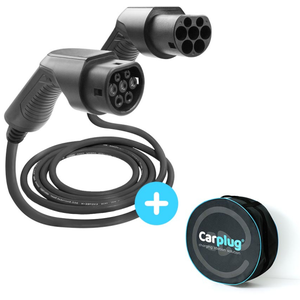 CARPLUG Câble de recharge Noir - Type 2 - Type 2 - 5m - 22kW (3 phases...Vendu parcarplug