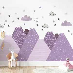 Ambiance-sticker Stickers enfant montagnes scandinaves manokaVendu parambiance-sticker