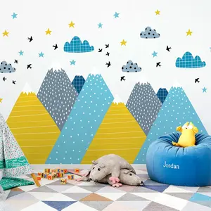 Ambiance-sticker Stickers enfant montagnes scandinaves kriskaVendu parambiance-sticker