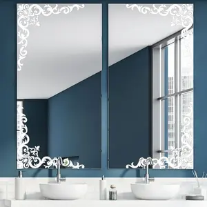Ambiance-sticker Stickers pour miroir 4 coins baroqueVendu parambiance-sticker
