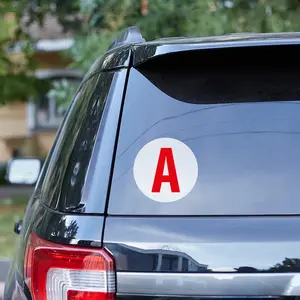 Ambiance-sticker Sticker voiture logo A apprentis conducteur pas cher