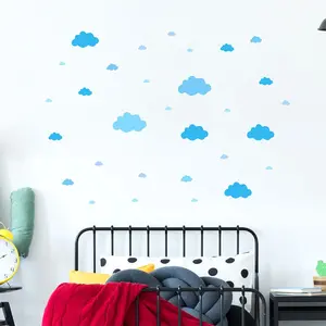 Ambiance-sticker 30 stickers nuages bleusVendu parambiance-sticker