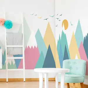 Ambiance-sticker Stickers enfant montagnes scandinaves nivkaVendu parambiance-sticker