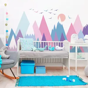 Ambiance-sticker Stickers enfant montagnes scandinaves mujkaVendu parambiance-sticker