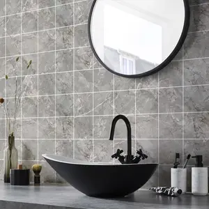 Ambiance-sticker 24 stickers carrelages marbre gris de obidosVendu parambiance-sticker