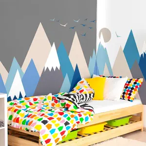 Ambiance-sticker Stickers enfant montagnes scandinaves nicokaVendu parambiance-sticker