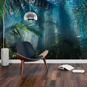AMBIANCE-STICKER Papier peint panoramique jungle préencollé tropicale H 250 x L 480 cmVendu parambiance-sticker