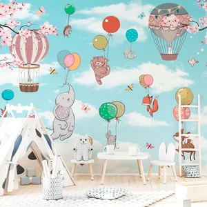 Ambiance-sticker Papier peint panoramique préencollé animaux enchantés H 280 x L...Vendu parambiance-sticker