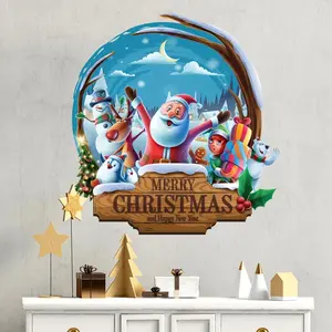 Ambiance-sticker Sticker Noël merry christmas and happy new yearVendu parambiance-sticker