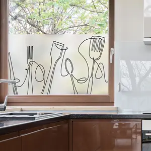 Comparateur de prix : Sticker occultant et privatif pour fenêtre 1 mètre x 40 cm cuisine