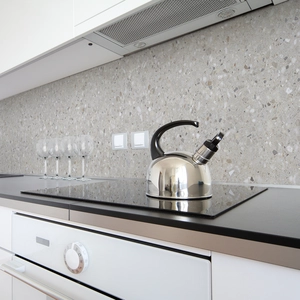 Crédence adhésive terrazzo gris blanc H60 x L200 cmVendu parambiance-sticker