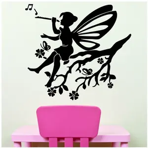 Ambiance-sticker Sticker Fée sur une branche fleurie pas cher