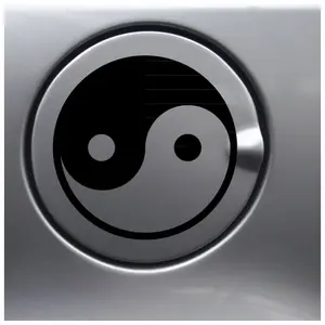 Ambiance-sticker Ying yang symbole étiquette pas cher