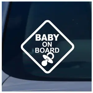 Ambiance-sticker Sticker baby on board avec tute pas cher