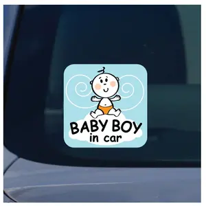 Ambiance-sticker Stickers "Bébé Garçon à Bord"Vendu parambiance-sticker